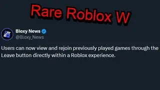 Roblox made ANOTHER good UPDATE...