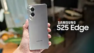 Samsung galaxy S25 Edge  unboxing and first look & Quick Review ✨OH....SO.... SLIM