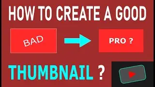 How to create good Thumbnail For Youtube Channel in 2021 #youjump