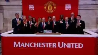 Manchester United launched into the New York Stock Exchange