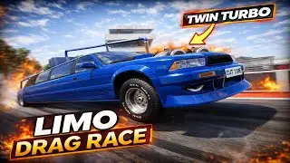 INSANE 1000HP TWIN TURBO LIMO DRAG RACE! - BEAMNG.DRIVE MP