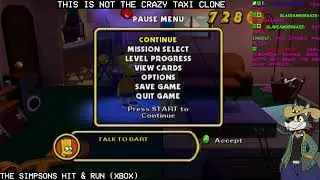 EAT PANT Simpsons Hit And Run Xbox Real Hardware