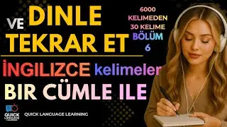 Her derste 30 kelimeyle 6000 kelimeye ustalık kazan ve akıcılığını hızla geliştir.