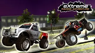 Крутые гонки на спортивных внедорожниках  в классной игре Extreme Racing adventure мультики машинки