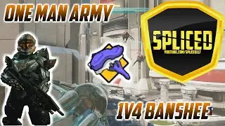 Halo 5 One Man Army - 1v4 Banshee