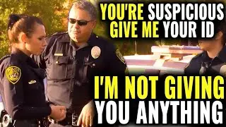 Fat Sergeant & Female Cop Get Owned! Suspicion Isn&rsquo;t a Crime | ID Refusal | 1st Amendment Audit