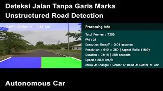 Deteksi Jalan Tanpa Garis Marka (Mobil Otonom) | Unstructured Road Detection for Autonomous Car