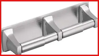 Great product -  Moen R5580 Commercial Donner Collection In-Line Double Roll Toilet Paper Holder, Ch