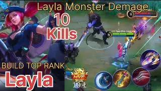 Layla Monster Damage Build: Dominate Every Match Fast \\ Mobile Legend Bang Bang 