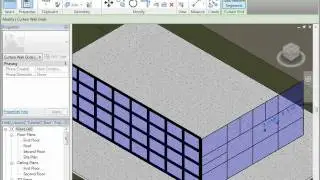 Revit Architecture - Adding and Removing Curtain Grids and Mullions
