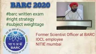BARC exam preparation- by Karandeep (Former BARC Scientific Officer)