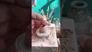 Amazing mini Pottery Art#Youtube #ytshorts#fingertippottery #amazingcreativity#diy#satisfying
