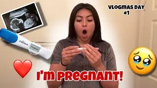 Finding out I'M PREGNANT!! | Vlogmas Day 1