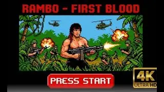 Rambo - First Blood Longplay  c64 retro video game collecting