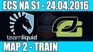 Team Liquid vs OpTic Gaming | Map 2 (Train) ECS NA Season 1 2016 CS:GO Week 2 (24th April)