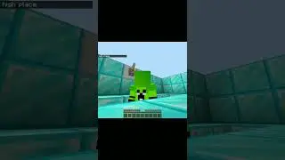 Minecraft Dropper Challenge... !! #spongebob #shorts