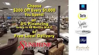 Shop The Name Brands You Love At Sunshine Furniture!