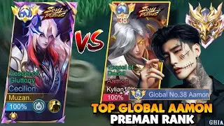 NGERI SEKALI !! Top Global Cecilion Vs Top Global Aamon Adu Skin SOUL VESEL TERSANGAR | MLBB