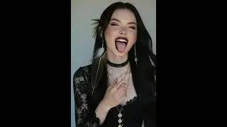Willow Voss Cute Pointing at Tongue