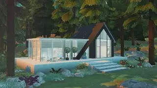 MODERN HOUSE IN THE FOREST | THE SIMS 4 | NO CC | Stop-motion