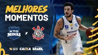 Vit&oacute;ria no clutch time! | KTO Minas 83 x 81 Corinthians | Melhores Momentos | NBB CAIXA 2025/26