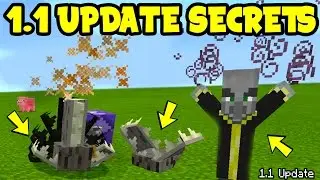 MCPE 1.1 SECRET ITEMS, FEATURES, EASTER EGGS! // The BEST Minecraft PE 1.1 Secrets (MCPE 1.1 SECRET)