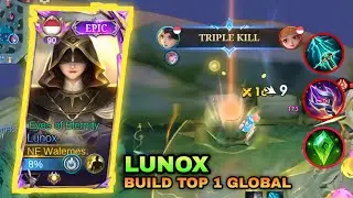 LUNOX AGRESIVE GAMEPLAY CRAZY DAMAGE | GAMEPLAY TOP GLOBAL LUNOX