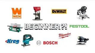 My Beginner Woodworking Shop (Tour)