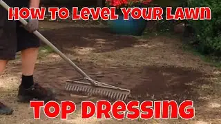 Levelling and Smoothing your Lawn with Bulky Top Dressing
