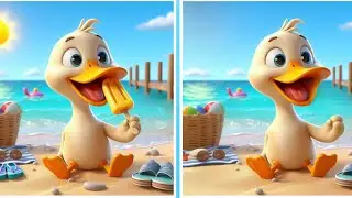 0.01%people  can only  spot the 4 difference  in 60 seconds 🙆 Take a challenge