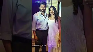 Thalapathy Vijay with Abyukta Manikandan 🔥 | The Greatest Of All Time | GOAT | Thalapathy 69