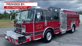Delhi Township firefighters train to use new fire engine
