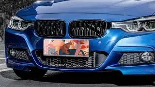 Diy White Blanks 6''*12'' Aluminum Sublimation License Plate Car Number Plate Frame