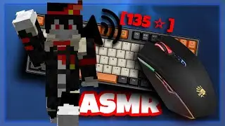 Keyboard + Mouse Bedwars Amsr | Hypixel Bedwars Gameplay