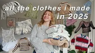 everything i knit and crocheted in 2025 (with try on!)