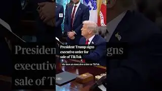 Trump Signs $14 Billion TikTok Takeover #shorts