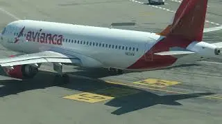Plane Spotting (JFK Airport - TWA Hotel) - Avianca