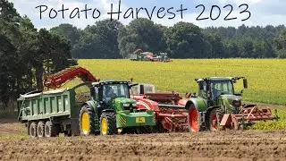 Harvesting Potatoes for McDonalds 2023 | Elveden Farms