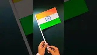 How to make flag with paper se tiranga kaise banate hain 26 January craft ideas DIY School project