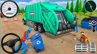 Garbage Trash Truck Realistic Simulator 3D - City Road Garbage Dumper Truck Games - Android GamePlay