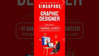 We&rsquo;re Hiring! Graphic Designer Wanted in Singapore 🇸🇬