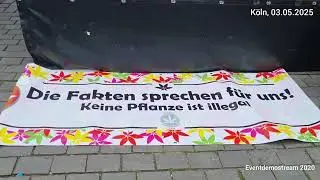 Global Marijuana March Cologne - Demonstration f&uuml;r die Legalisierung von Cannabis in K&ouml;ln 03.05.2025