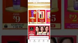 Purplle Rs 9 sale  start | 7:30pm |purpllesale #purplle app offers #sale 2022 #loot offers