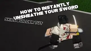 How to Instantly Unsheathe your Sword (JJS Skill Builder) #jujutsushenanigans #jjs #roblox 