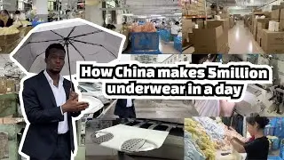 How China Makes 5 Million Underwear a Day &ndash; Yiwu Factory Tour