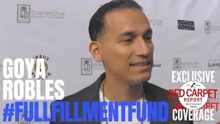 Goya Robles #GetShorty interviewed at Fulfillment Fund's Taste Of Summer Fundraiser #FulfillmentFund