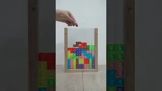 Tetris Game Colored Puzzle Blocks