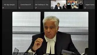 Glimpse of Harish Salve Arguing for Reliance Industries in Supreme Court