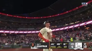 🔥 HOME RUN Matt Chapman | Arizona Diamondbacks 4-10 San Francisco Giants | MLB 2025