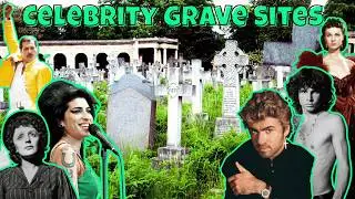 CELEBRITY GRAVES in London and Paris